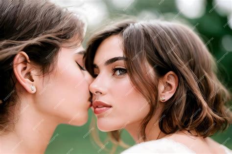 women kissing women